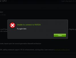 Cómo reparar el error: “No se puede conectar con Nvidia. Inténtelo más tarde”