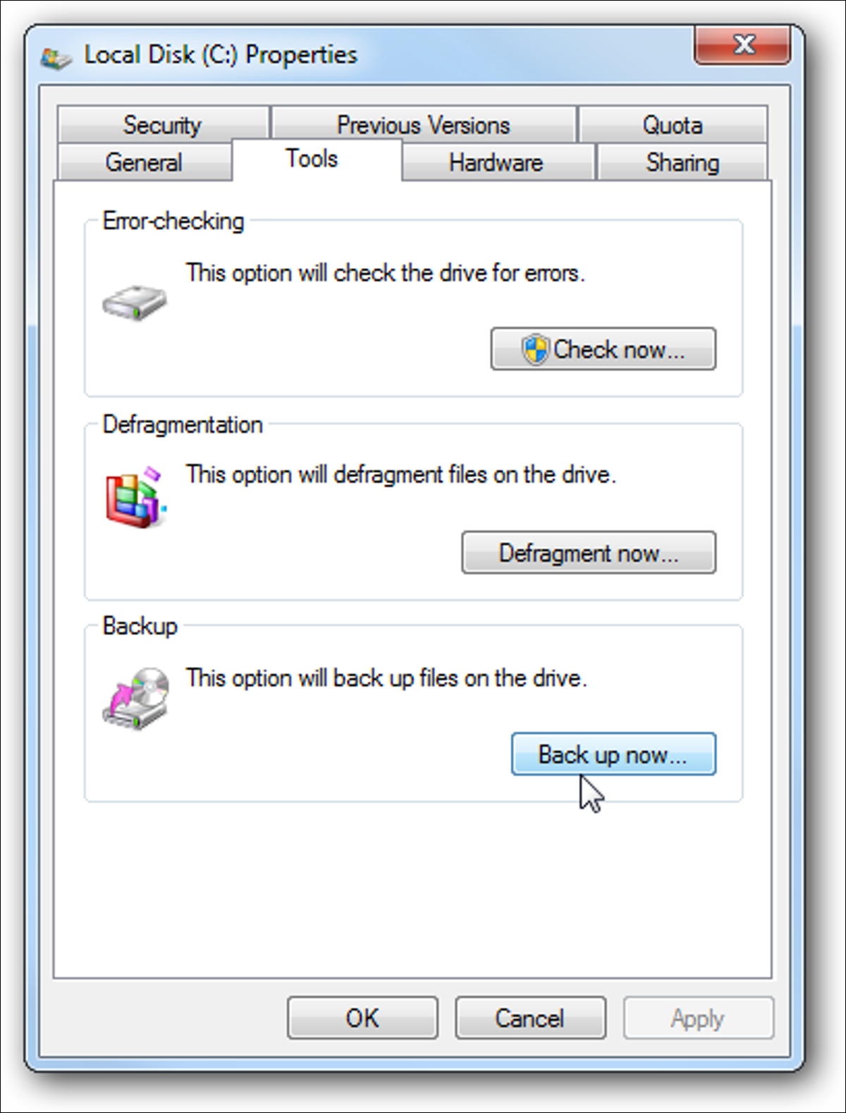 Cómo usar la copia de seguridad y restauración en Windows 7